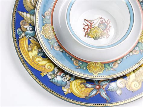 versace dinnerware la mer|versace by rosenthal dinnerware.